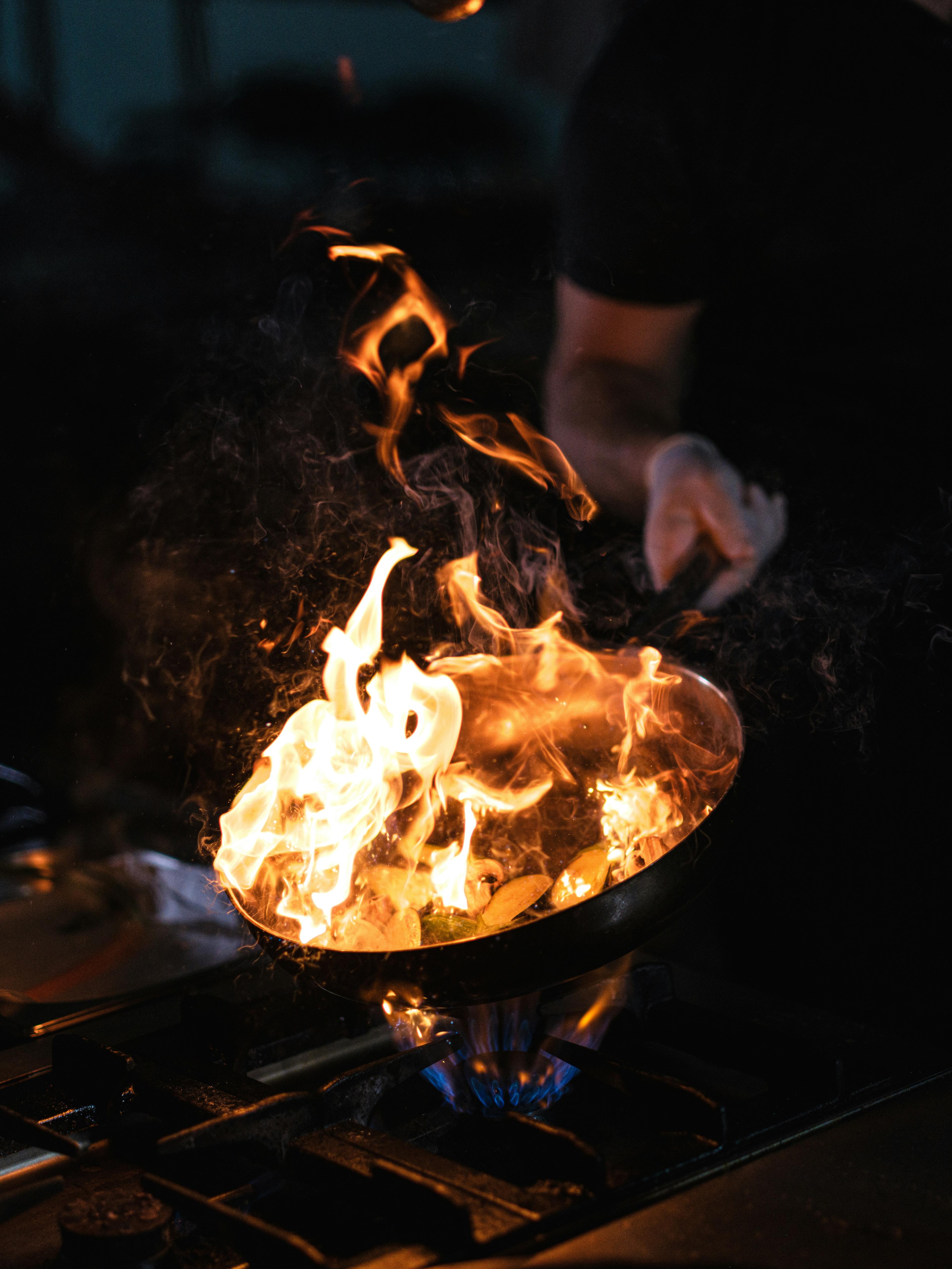 La cuisine au feu de bois